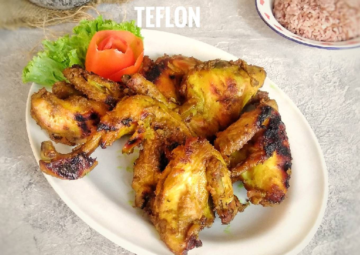 Ayam bakar gurih teflon