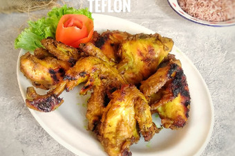 Anti Ribet, Membuat Ayam bakar gurih teflon Irit Anti Gagal