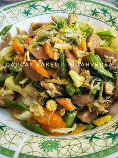 Foto resep Tumis Capcay Bakso
