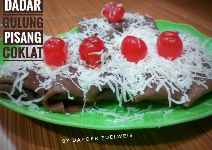 Resep Dadar Gulung Pisang Coklat Keju Oleh Lailatus Siyam Cookpad