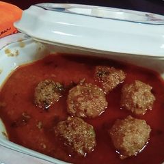 A picture of Kofte ka salan.