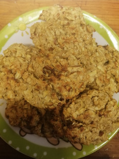Una foto de Galletas de avena y manzana