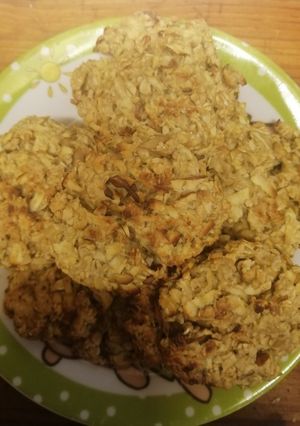Una foto de Galletas de avena y manzana
