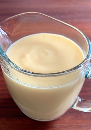 A picture of Brandy Custard Sauce.