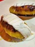 Platanitos rellenos de queso