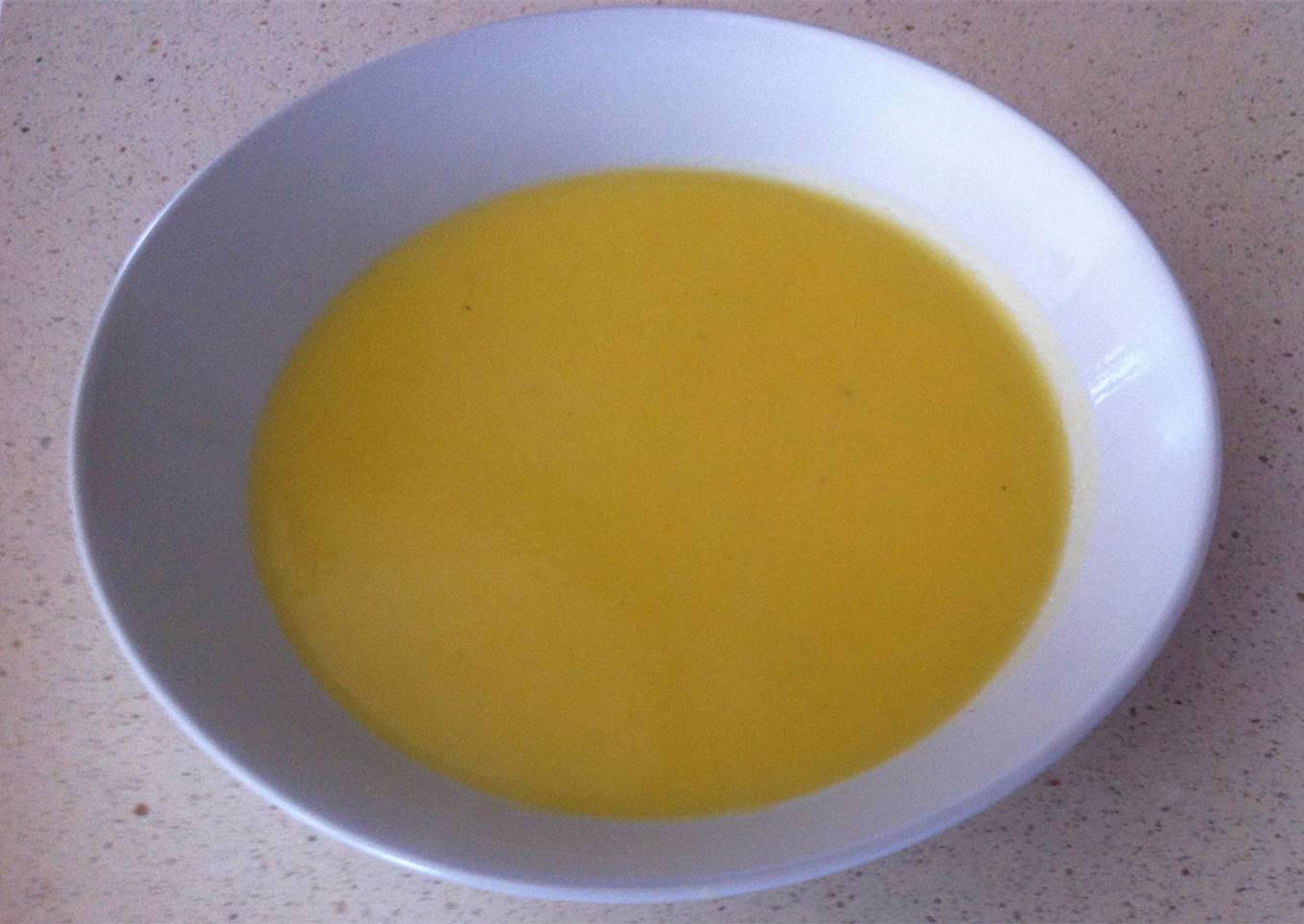 Crema de tres verduras