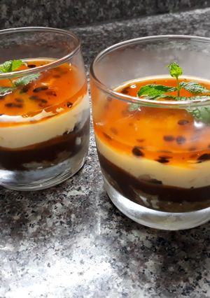 Una foto de Postre navideño