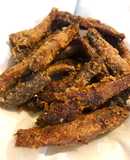 Cá bống dừa lắc bột chiên giòn