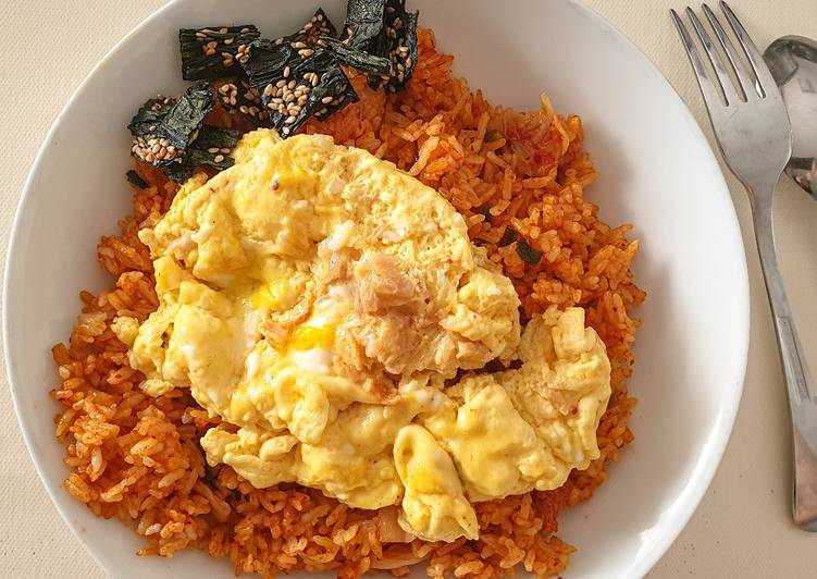 Cara Gampang Menyiapkan Nasi goreng kimchi Enak dan Antiribet