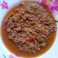 A picture of Minced meat.