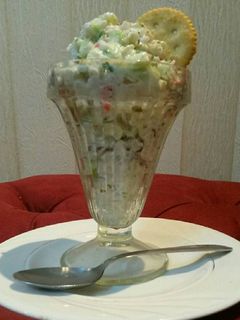 Una foto de Ceviche"gourmet" de palito de cangrejo (surimi)