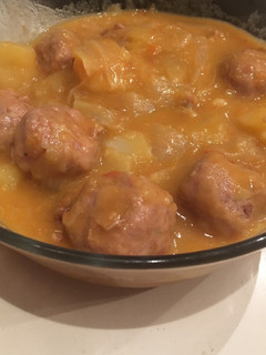 Una foto de Albóndigas al vino blanco