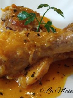 Una foto de Pollo a la naranja