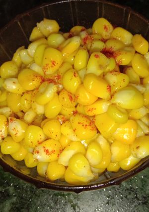 A picture of Masala Corn.