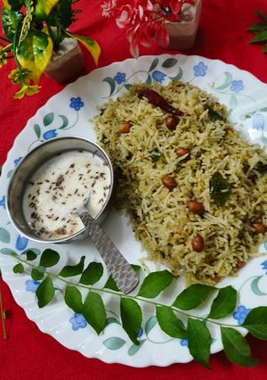 करी पत्ते के चावल रेसिपी मुख्य फोटो