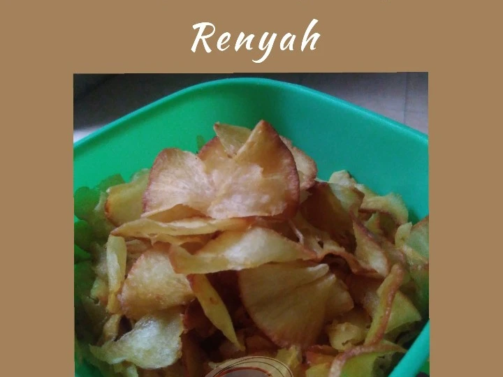 Cara Mudah Menyiapkan Resep Keripik Singkong Renyah yang Bisa Manjain Lidah Anti Ribet, Lezat Sekali