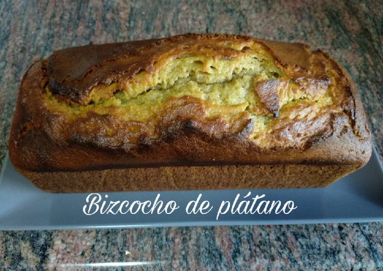 Bizcocho de plátano y canela