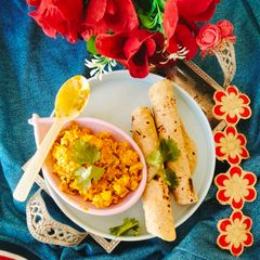 A picture of Butter paneer masala BHURJI 😋.