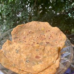 Yoghurt pumpkin Paratha A picture of Yoghurt pumpkin Paratha.