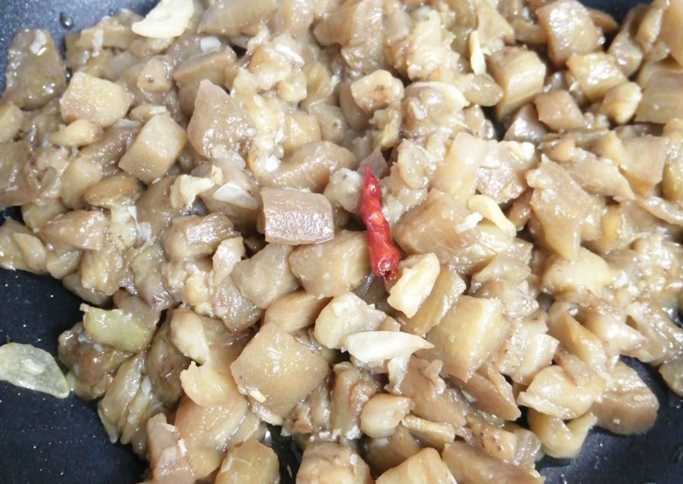 Berenjenas al ajillo