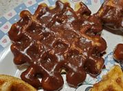 A picture of chocolate glaze donuts