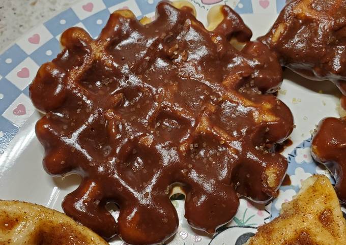 Recipe of Quick Waffle Donuts!