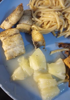 A picture of Mackerel with Pineapple.
