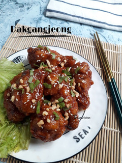 Foto resep Dakgangjeong aka korean fried chicken