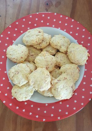 Une photo de Cookies jambon fromage