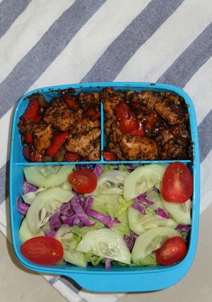 Foto resep Ayam Lada Hitam (no oil)