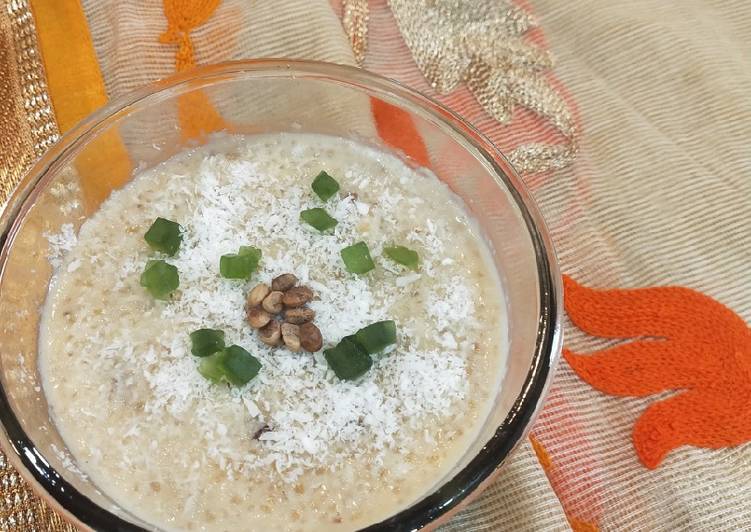 How to Make Homemade Coconut Lapsi Kheer