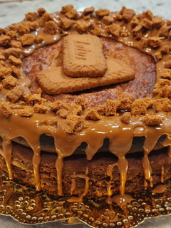 Una foto de Cheesecake de Speculoos al horno