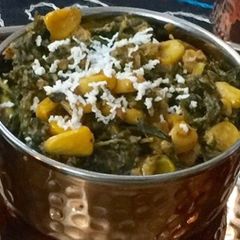 A picture of Methi Makai Masala.