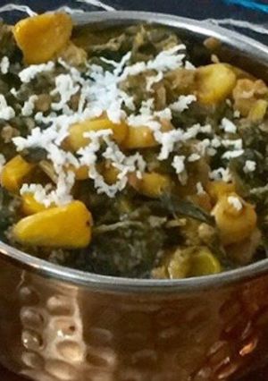 A picture of Methi Makai Masala.