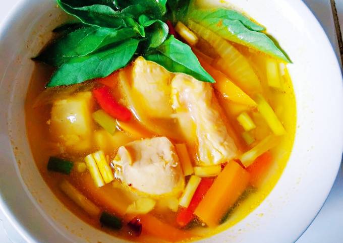 Resep Sup kuning ikan gurami Anti Gagal