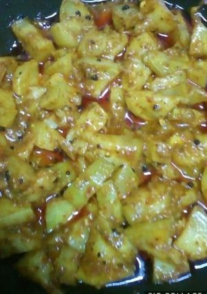 A picture of Dahi Wali lauki.
