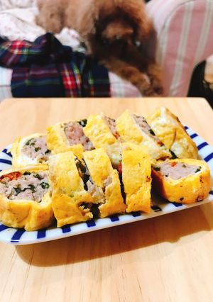 金珠報喜點綠葉(毛孩料理) 的食譜成品照片