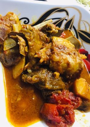 عکسی از دستور خورشت گوشت و بادمجان