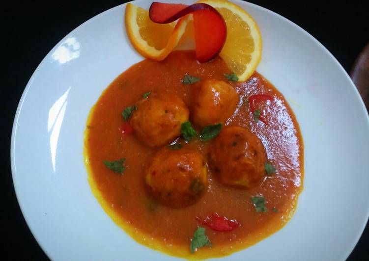 Easiest Way to Prepare Recipe of Sweet and Sour Kofta Curry