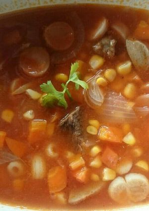 Foto resep Sup Merah