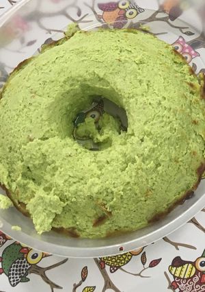 Una foto de Flan de zapallitos verdes