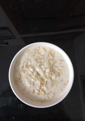 A picture of Sooji kheer.