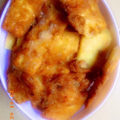 A picture of Yam & egg.