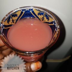 Watermelon and pineapple juice A picture of Watermelon and pineapple juice.