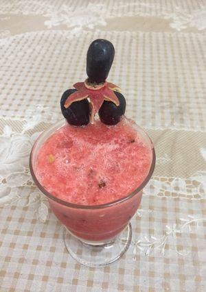 A picture of Red velvet juice.