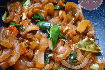 Cara Buat Oseng kikil kecap pedas Gampang