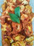 Sambal goreng udang + tahu kuning