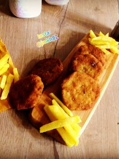 عکسی از دستور ناگت مرغ