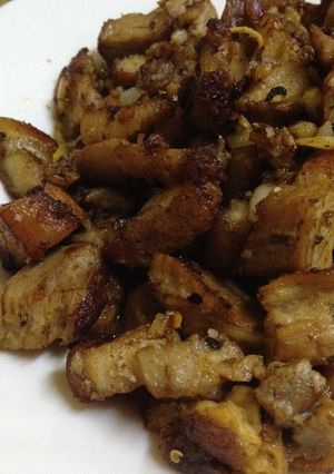 A picture of Garlic Butter Pork Belly.