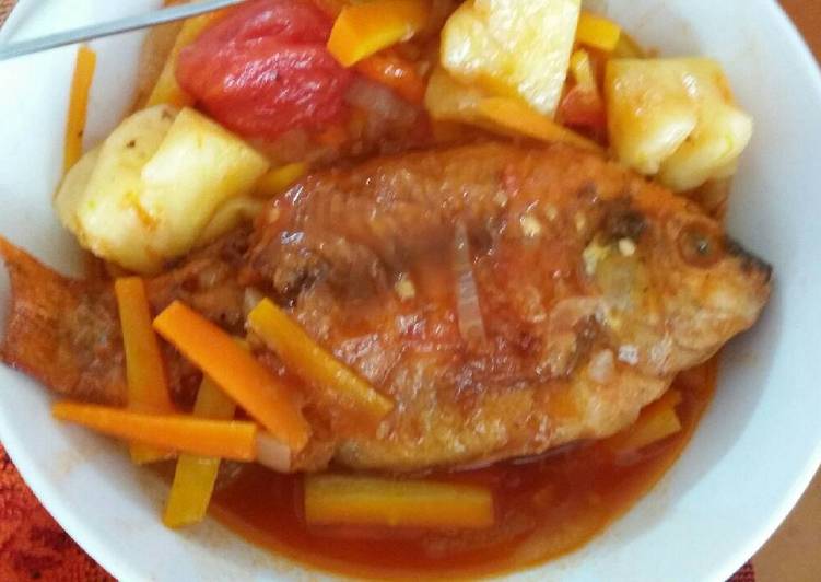 Cara buat Ikan Nila asam manis yang enak dan Mudah Dibuat